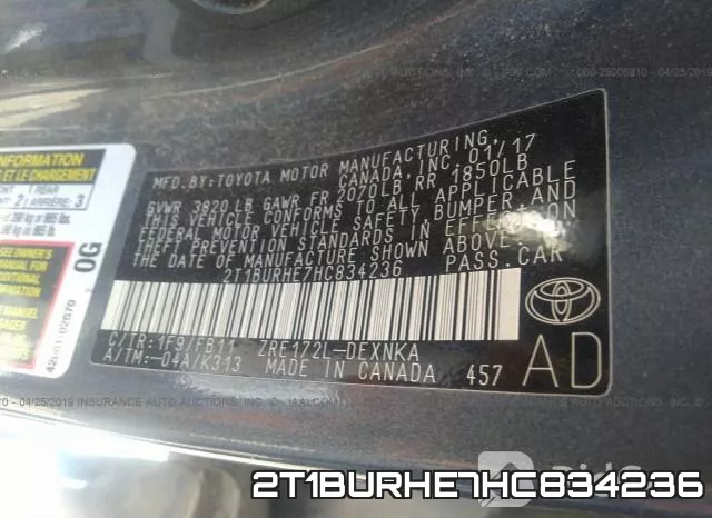 2T1BURHE7HC834236 фото 10