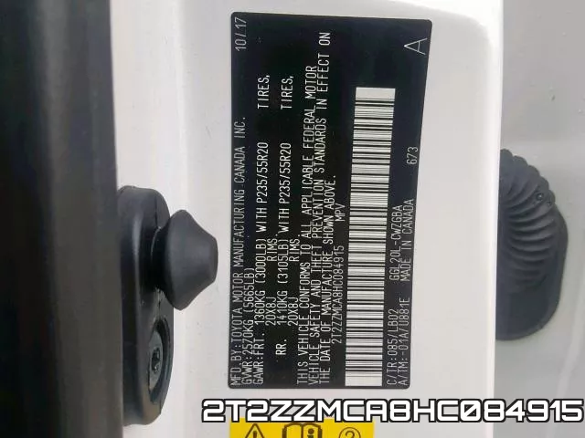 2T2ZZMCA8HC084915 фото 2