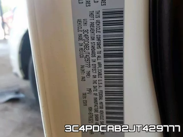 3C4PDCAB2JT429777 фото 2