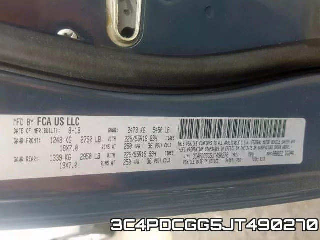 3C4PDCGG5JT490270 фото 2