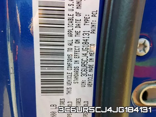 3C6UR5CJ4JG184131 фото 2