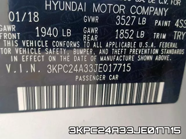3KPC24A33JE017715 фото 2
