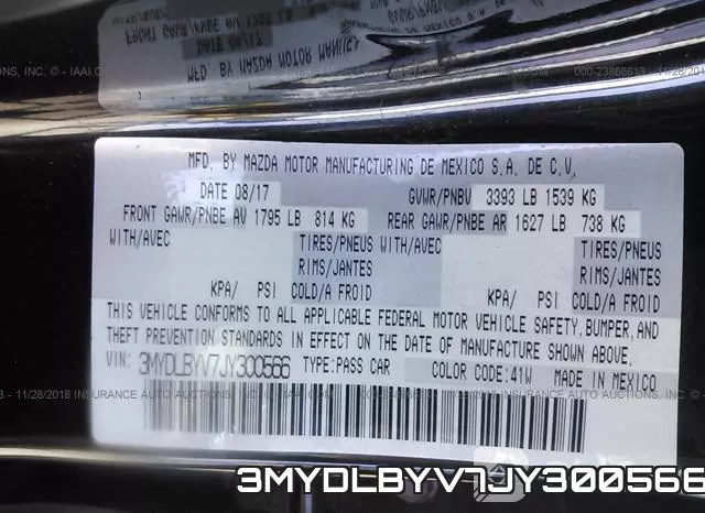 3MYDLBYV7JY300566 фото 10