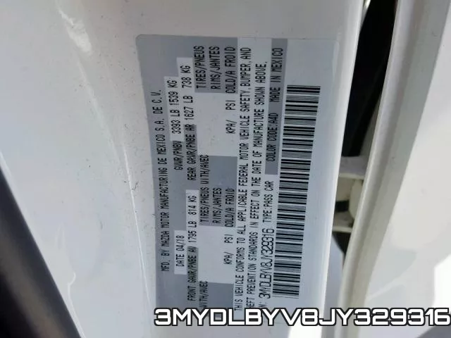 3MYDLBYV8JY329316 фото 2