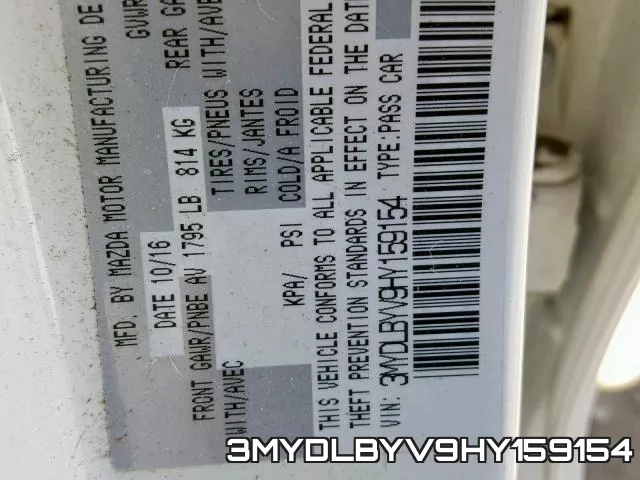 3MYDLBYV9HY159154 фото 2