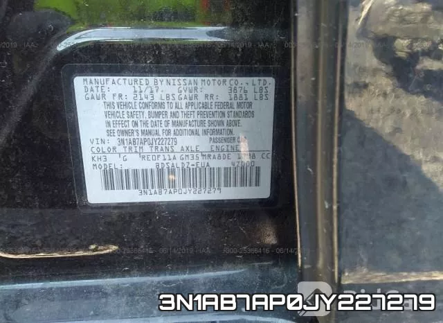 3N1AB7AP0JY227279 фото 10