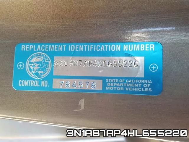 3N1AB7AP4HL655220 фото 2