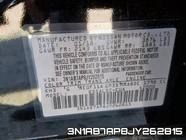 3N1AB7AP8JY262815 фото 2