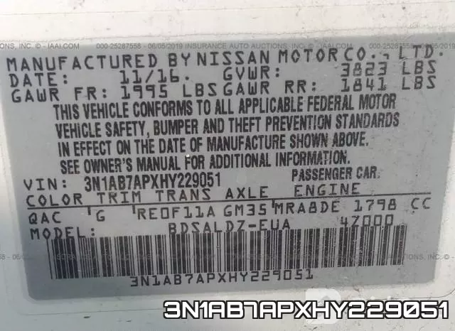 3N1AB7APXHY229051 фото 10