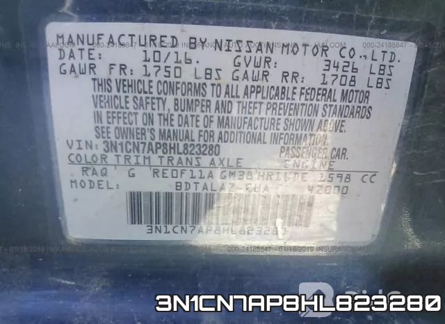 3N1CN7AP8HL823280 фото 10