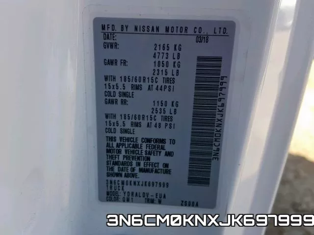 3N6CM0KNXJK697999 фото 2