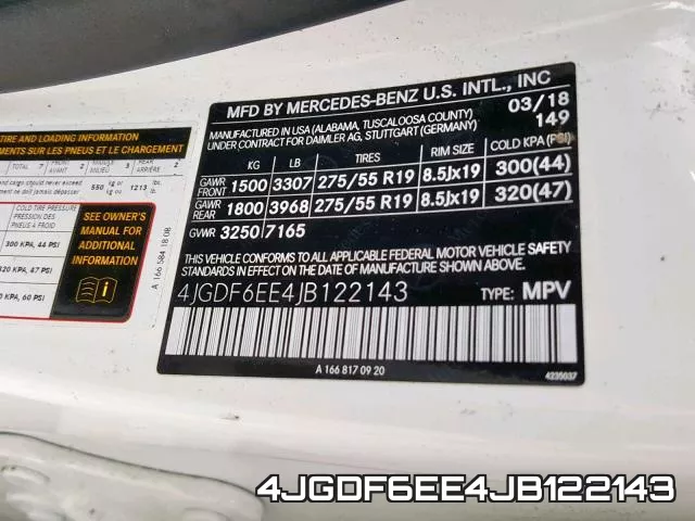 4JGDF6EE4JB122143 фото 2