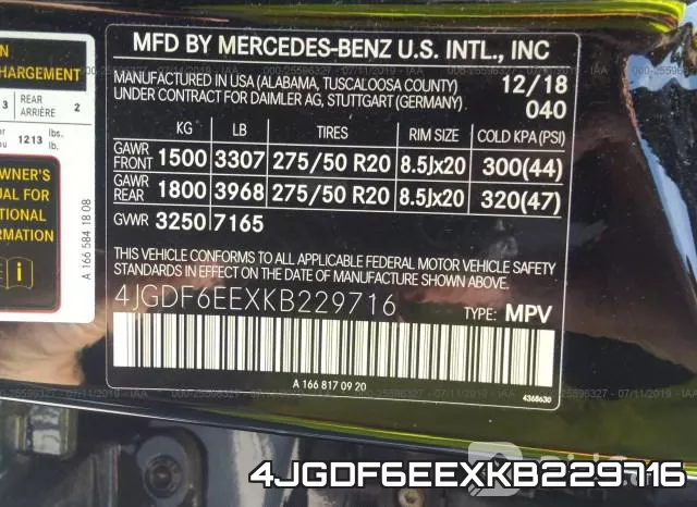 4JGDF6EEXKB229716 фото 10