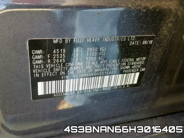4S3BNAN66H3016405 фото 2