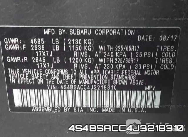 4S4BSACC4J3218310 фото 10