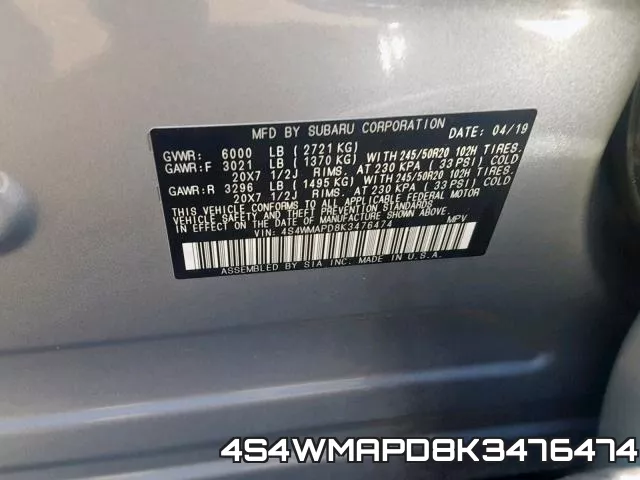 4S4WMAPD8K3476474 фото 2