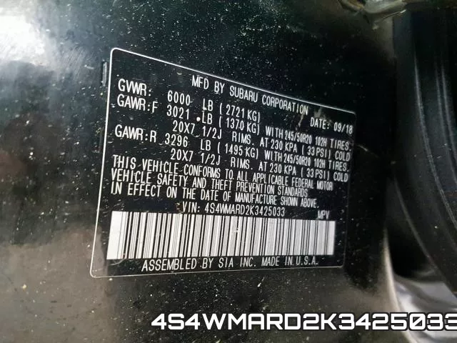 4S4WMARD2K3425033 фото 2