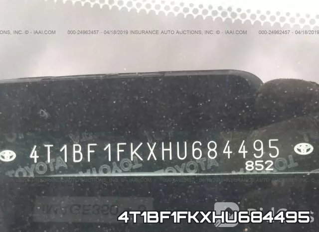 4T1BF1FKXHU684495 фото 10