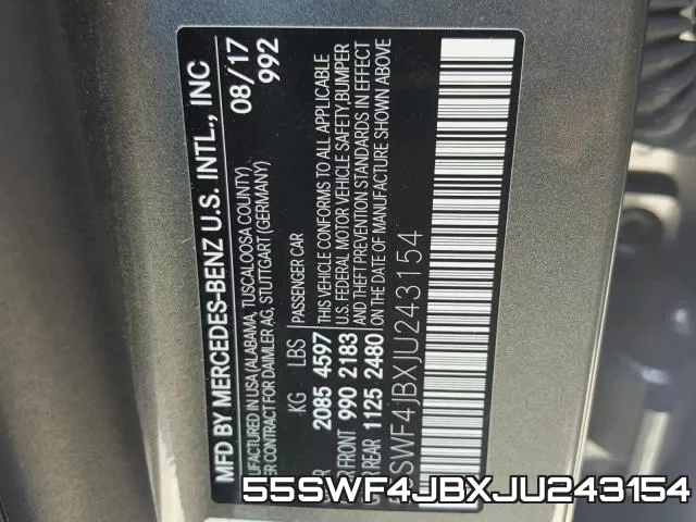 55SWF4JBXJU243154 фото 2