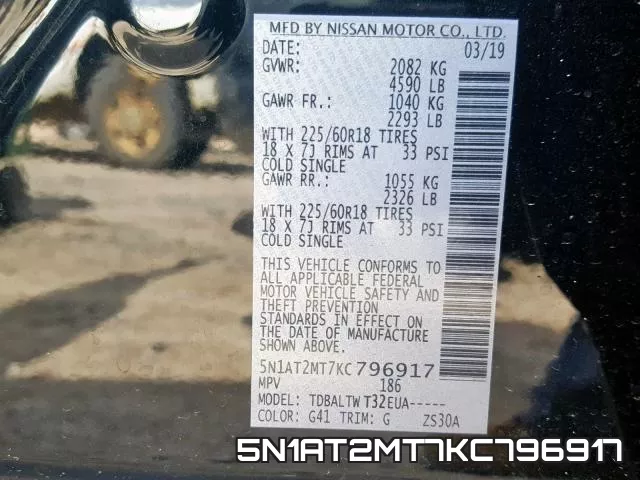 5N1AT2MT7KC796917 фото 2