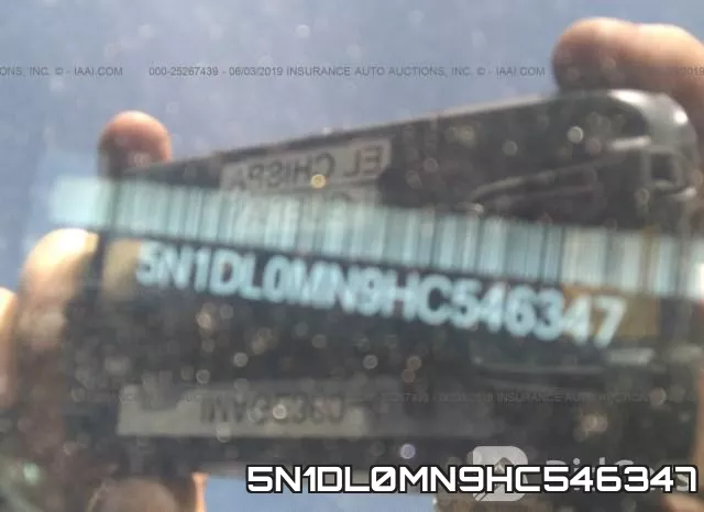 5N1DL0MN9HC546347 фото 10