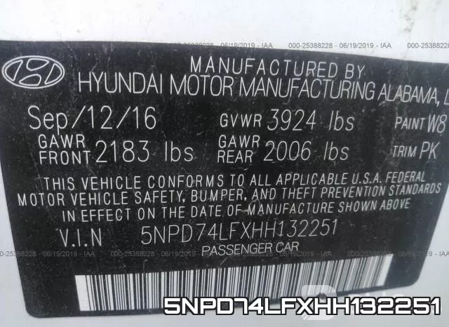 5NPD74LFXHH132251 фото 10