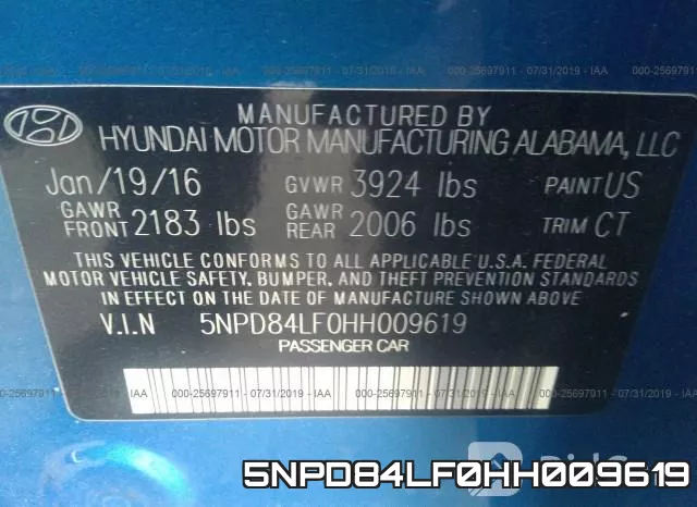 5NPD84LF0HH009619 фото 10