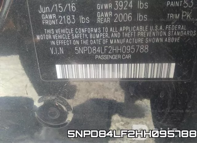 5NPD84LF2HH095788 фото 10