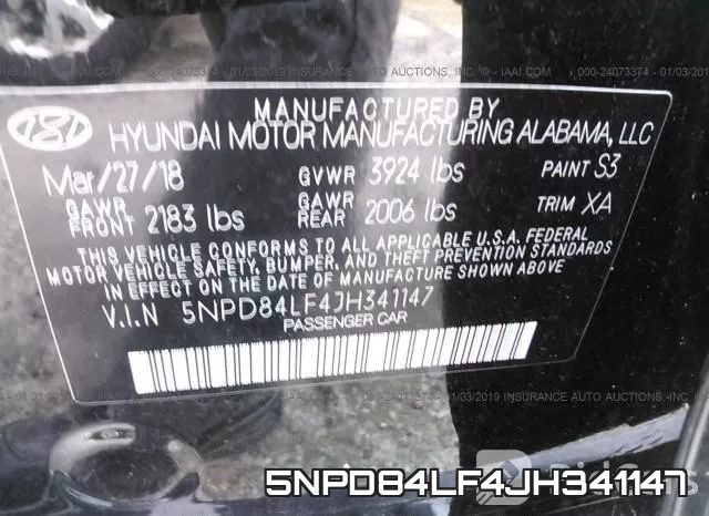 5NPD84LF4JH341147 фото 10