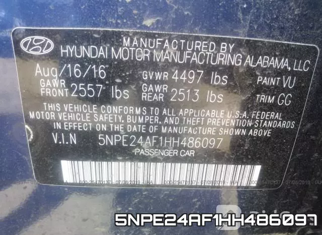 5NPE24AF1HH486097 фото 10