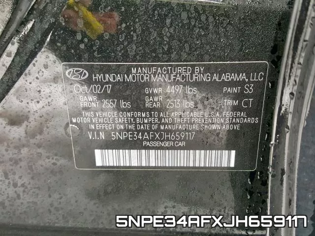5NPE34AFXJH659117 фото 2