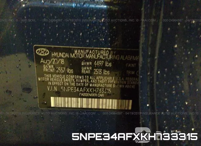 5NPE34AFXKH733315 фото 10