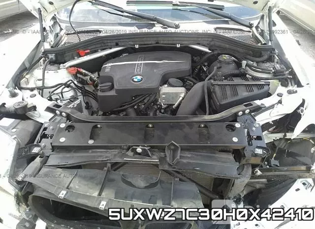 5UXWZ7C30H0X42410 фото 2
