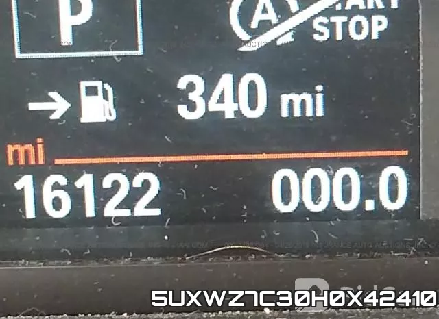 5UXWZ7C30H0X42410 фото 8