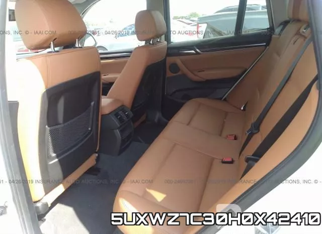 5UXWZ7C30H0X42410 фото 9