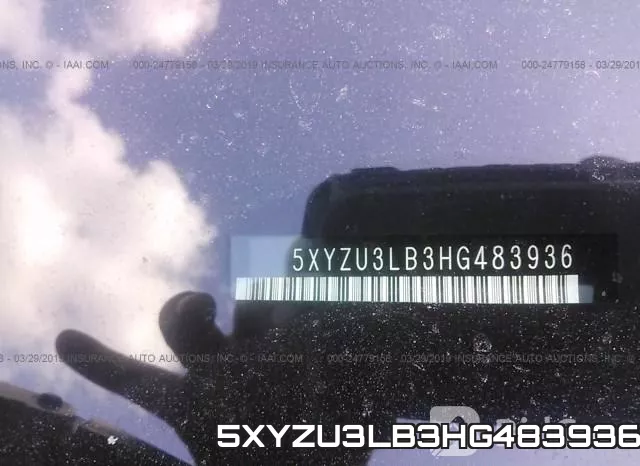 5XYZU3LB3HG483936 фото 10