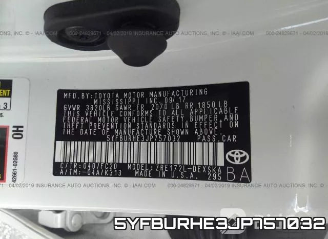 5YFBURHE3JP757032 фото 10