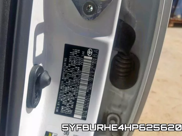 5YFBURHE4HP625620 фото 2