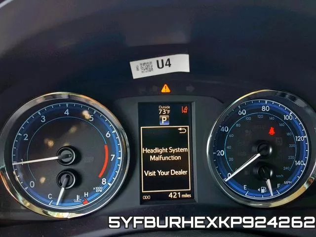 5YFBURHEXKP924262 фото 9