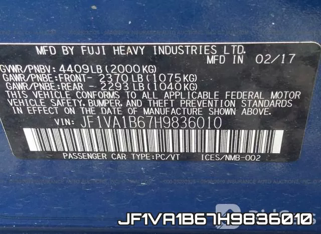 JF1VA1B67H9836010 фото 10