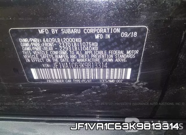 JF1VA1C63K9813314 фото 10