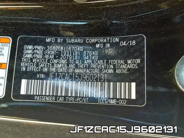 JF1ZCAC15J9602131 фото 2
