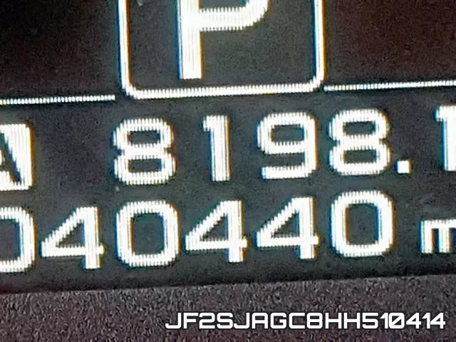 JF2SJAGC8HH510414 фото 9