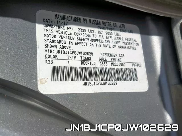 JN1BJ1CP0JW102629 фото 2