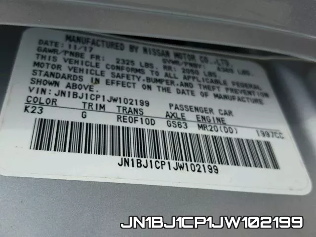 JN1BJ1CP1JW102199 фото 2