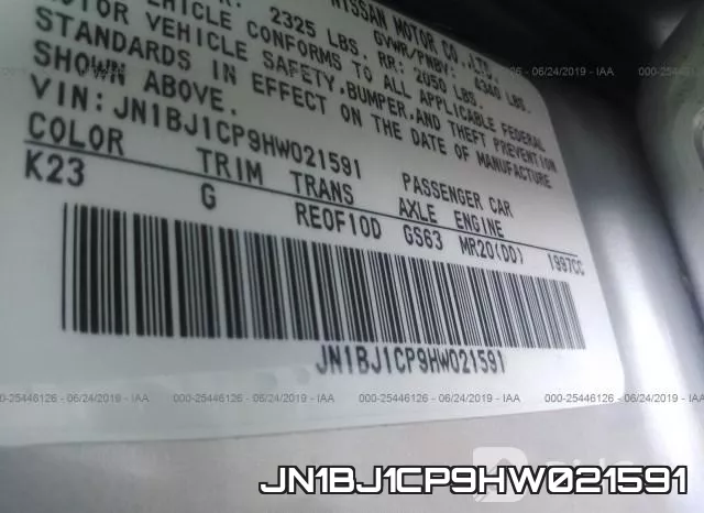 JN1BJ1CP9HW021591 фото 10