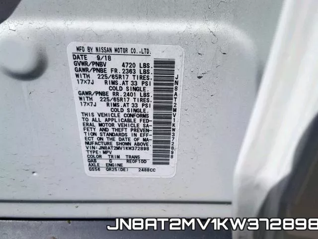 JN8AT2MV1KW372898 фото 2