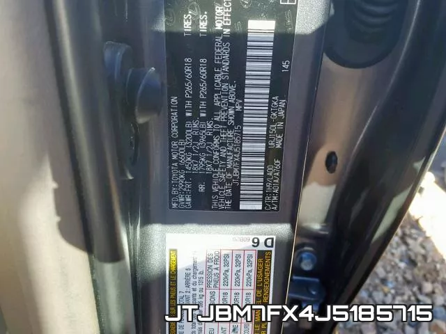 JTJBM7FX4J5185715 фото 2