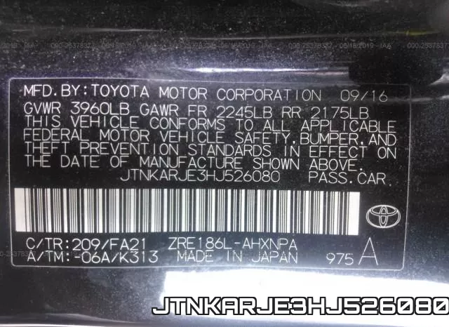 JTNKARJE3HJ526080 фото 10