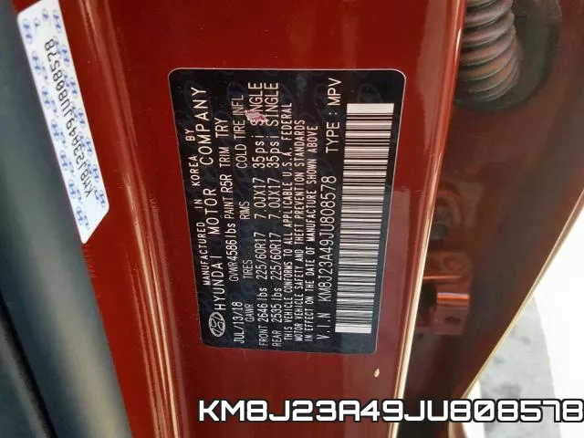 KM8J23A49JU808578 фото 2